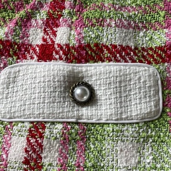 Sister Jane Nora Tweed Pink and Lime Skirt Size XS - Picture 4 of 6